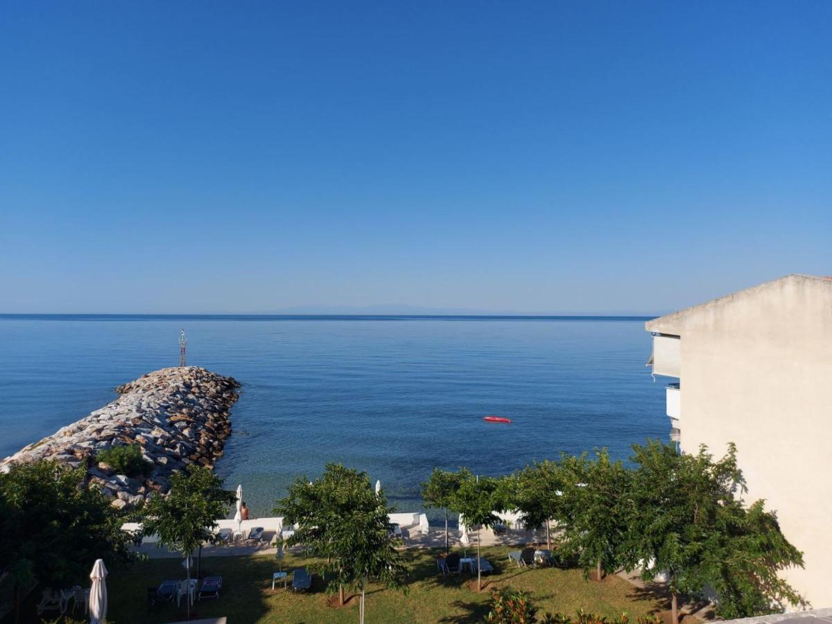 Pansion Alexandros By The Sea Aparthotel Nea Skioni Bagian luar foto